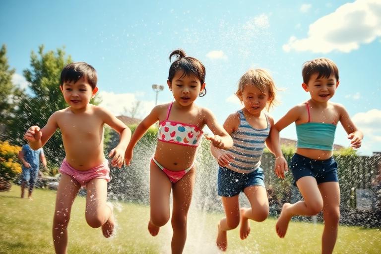 A group of cousins smiling together